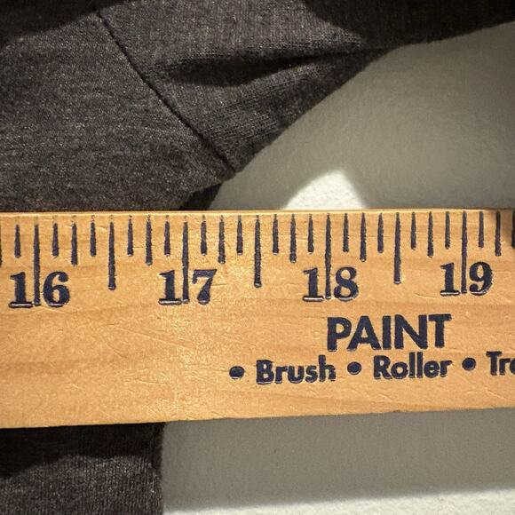 Harry Potter Crop Top Size Small Dark Gray Long Sleeve Tee Academia Grunge - Picture 9 of 11